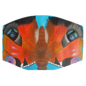 Flat Face Mask-Abstract Design
