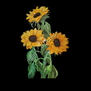 Shoulder Tote-Sunflower  Design