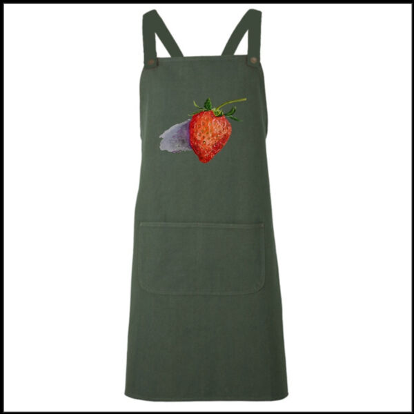 Cross Back Canvas Apron Thumbnail