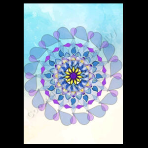 Women Supply Crew-Mandala Azura Design