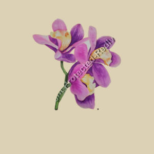Christmas Eve Bag-Orchids  Design