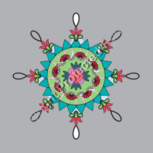 Yes Racerback- mandala star Design