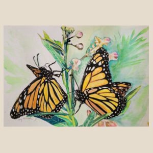 Heavy Duty tote  2 Monarch printing Design