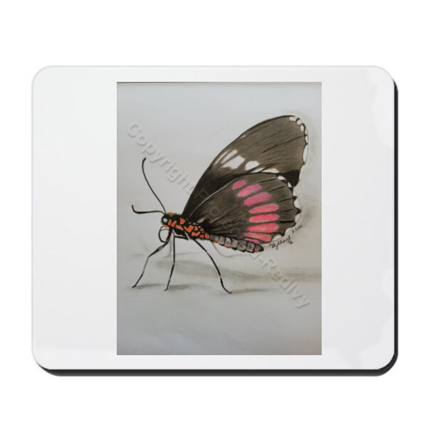 Black butterfly  - Mouse Pad Thumbnail