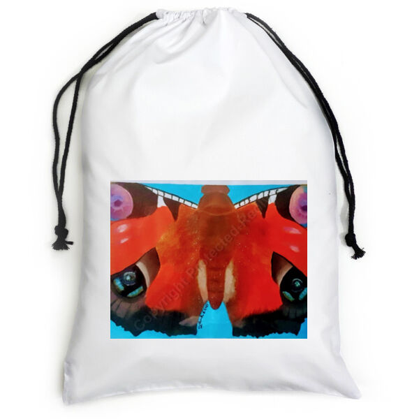 Abstract - Large White Canvas Santa Sack Thumbnail