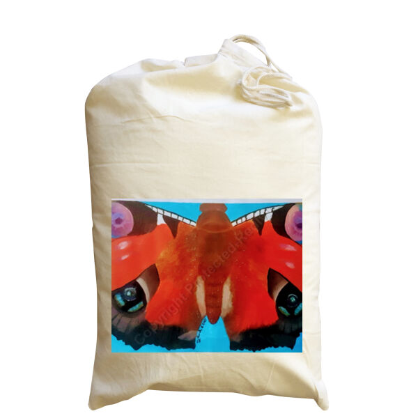 Abstract - Medium Calico Santa Sack Thumbnail