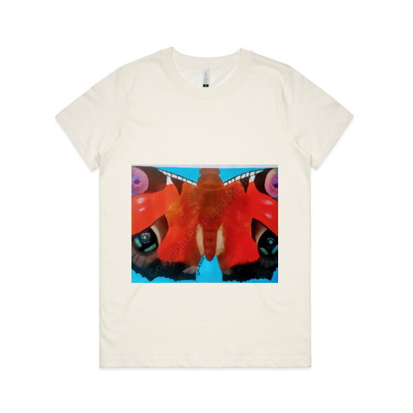Abstract- Womens Maple Organic Tee Thumbnail