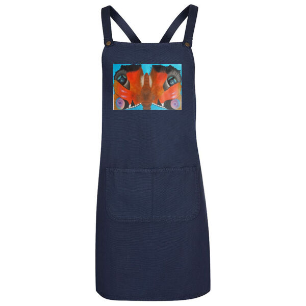 Cross Back Canvas Apron-Abstract Thumbnail