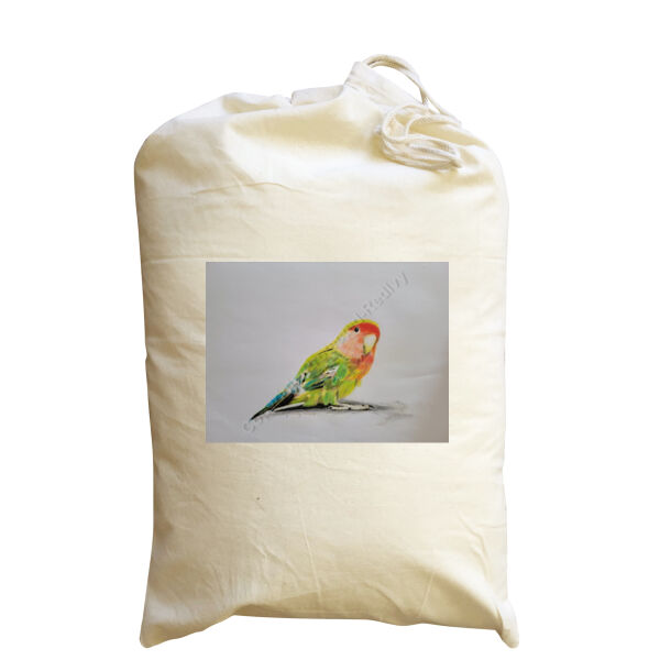 Medium Calico Santa Sack-Parakeet Thumbnail