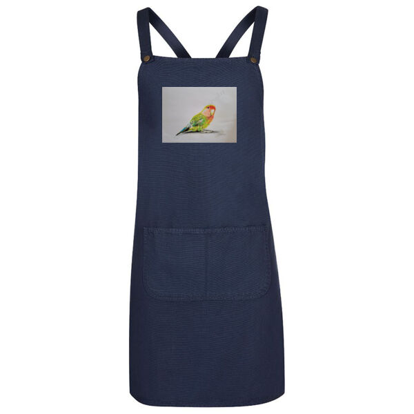 Cross Back Canvas Apron-Parakeet Thumbnail