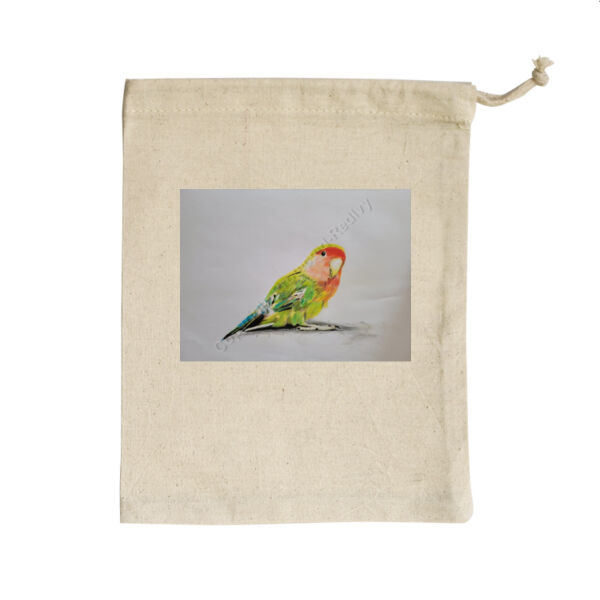 Small Calico Bag-Parakeet Thumbnail