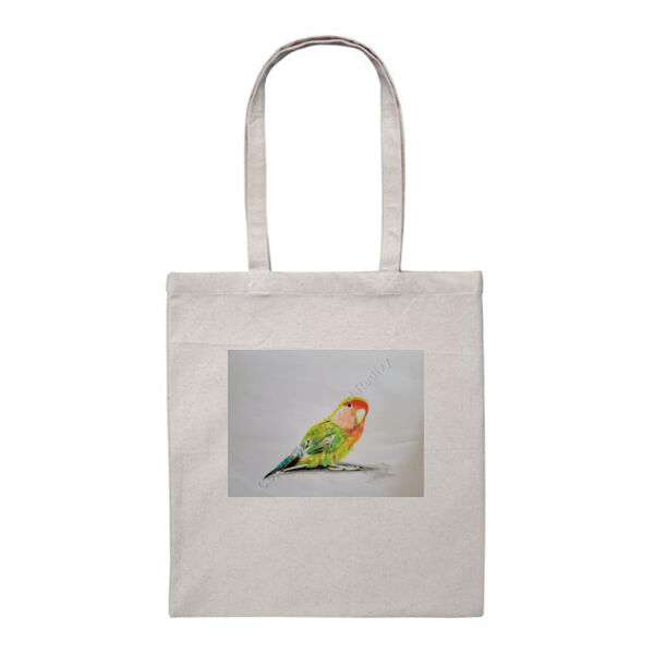 Heavy Duty Canvas Tote Bag-Parakeet Thumbnail