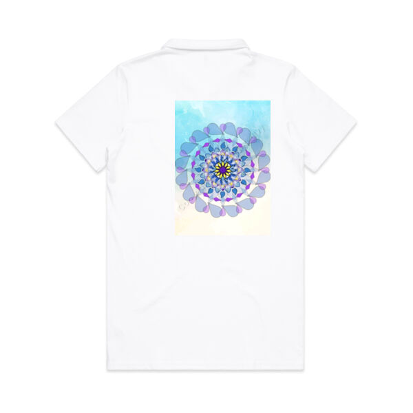 Women's Amy Polo-Mandala azura Thumbnail