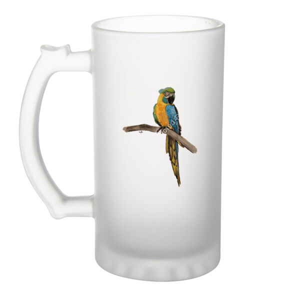Frosted Glass Beer Mug-Perched  Thumbnail