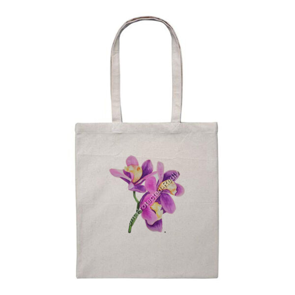 Heavy Duty Canvas Tote Bag-Orchids  Thumbnail
