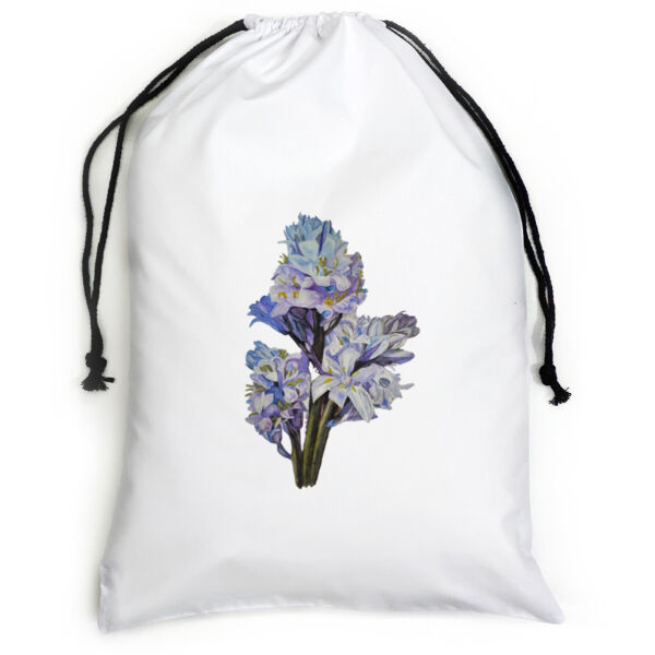 Large White Canvas Santa Sack- BLUEBELLS Thumbnail
