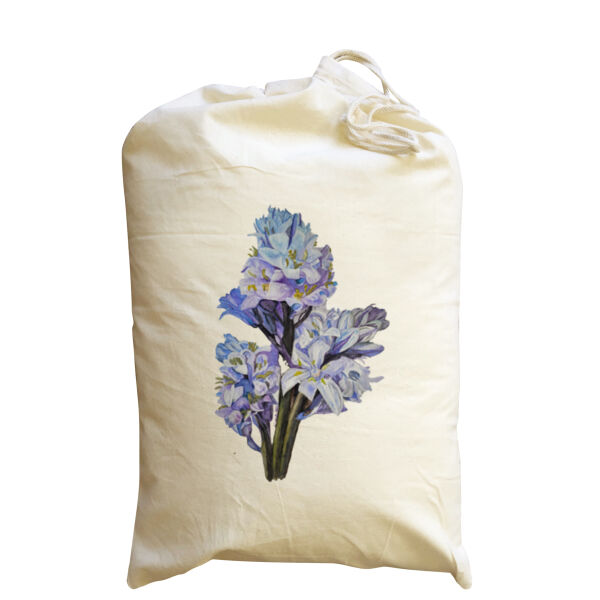 Medium Calico Santa Sack- BLUEBELLS Thumbnail