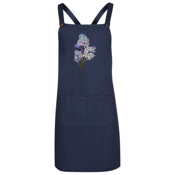 Cross Back Canvas Apron-BLUEBELLS Thumbnail