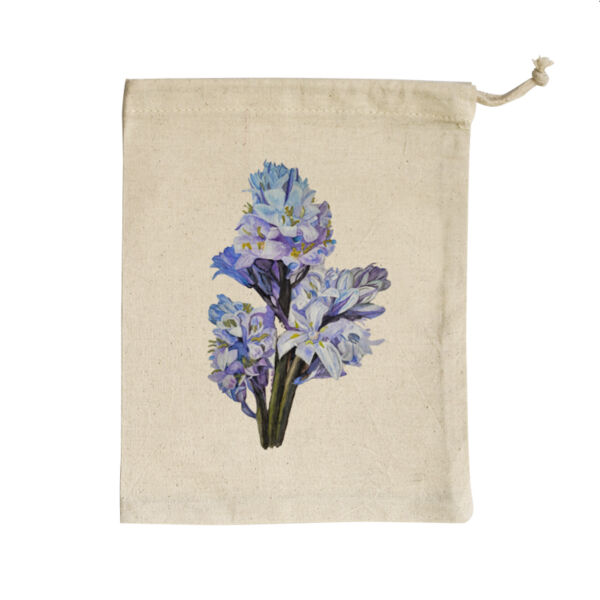 Small Calico Bag-BLUEBELLS Thumbnail