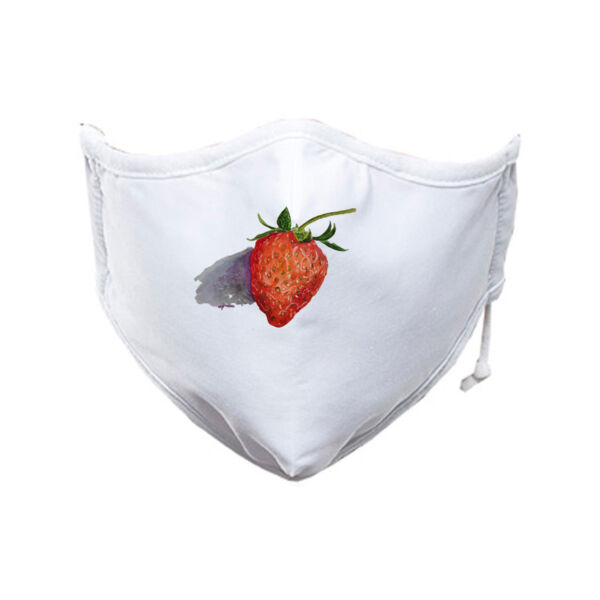 Fitted Face Mask-Strawberry Thumbnail