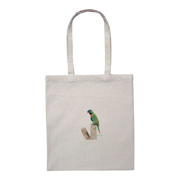 Heavy Duty Canvas Tote with Gusset-Lorikeet  Thumbnail