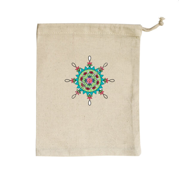 Small Calico Bag - Mandala Star Thumbnail