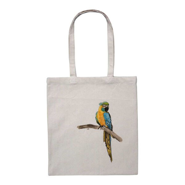 Heavy Duty Canvas Tote with Gusset -perched Thumbnail